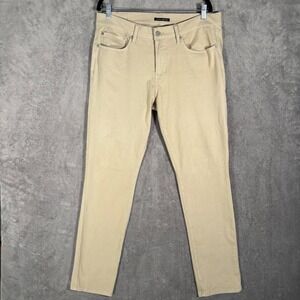 Lucky Brand 110 Chino Pants Mens 36x31 Slim Fit Khaki Beige Stretch Cotton Blend